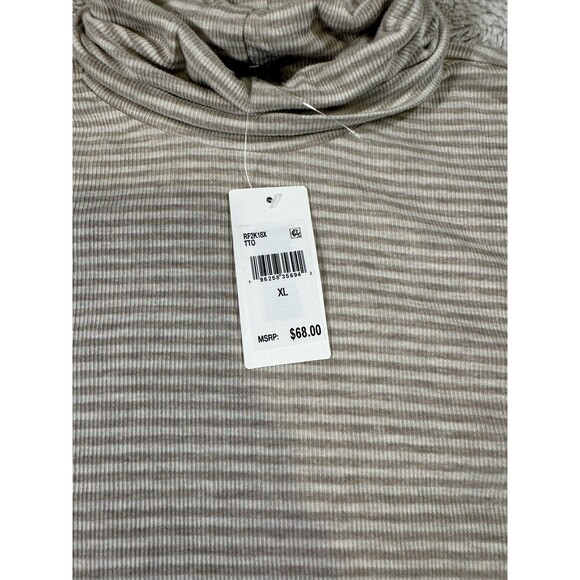 SPLENDID Ribbed Turtleneck Top Size XL Beige Color - Picture 5 of 12